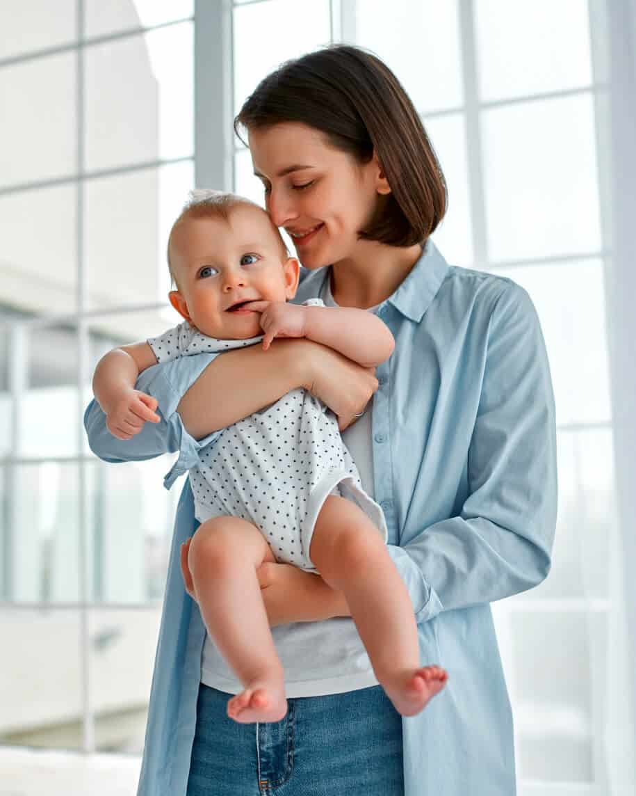 mum with baby